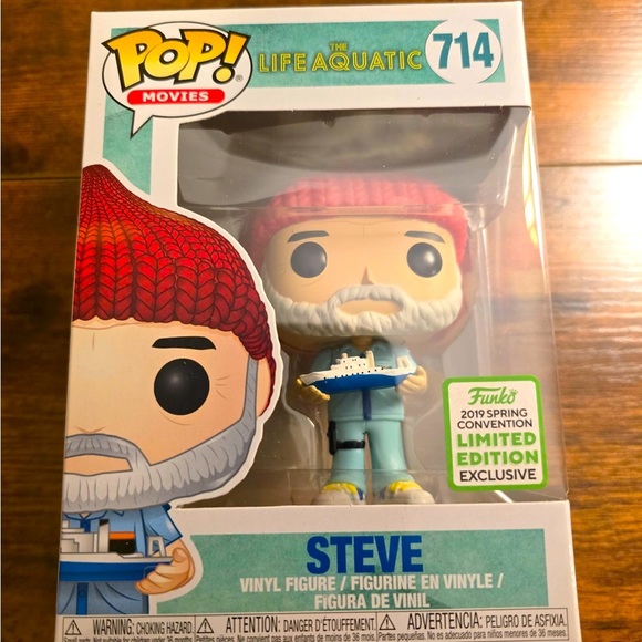 The Life Aquatic Steve #714 Funko Pop Movies 2019 Limited Edition Exclusive - Picture 1 of 5